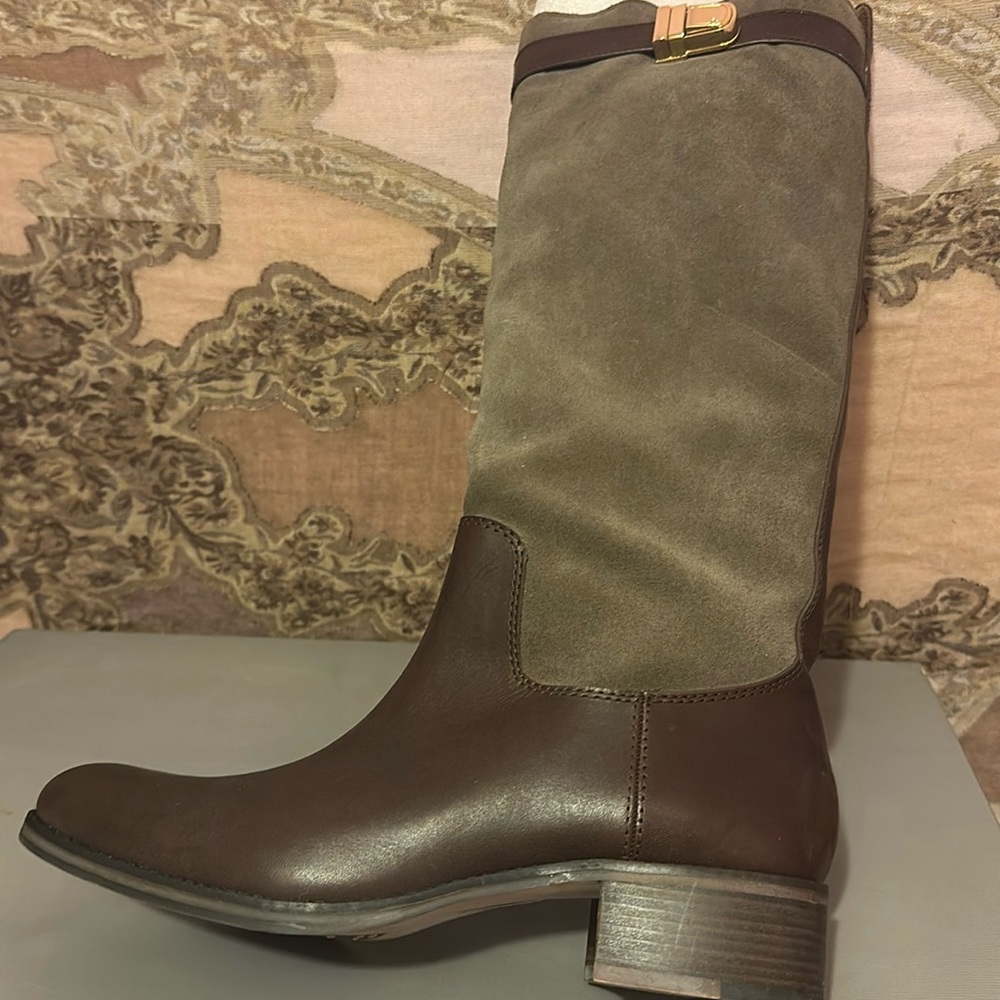 Cute tall brown boot by Louise et Cie